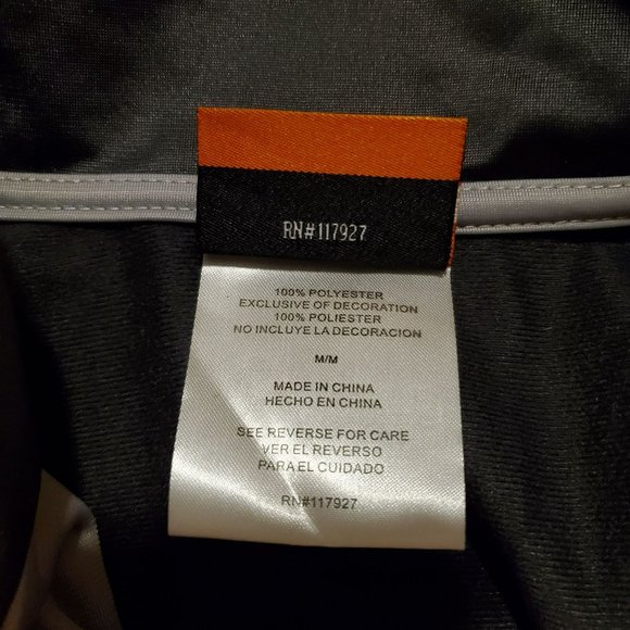 NWT AND1 Basketball Jacket Men's Size Medium Gray/Dark Gray Zipper Closure w/poc - Picture 4 of 7